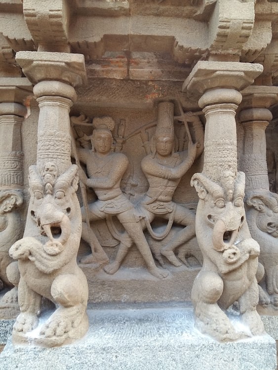 Relief Sculptures, Kailasanatha Temple