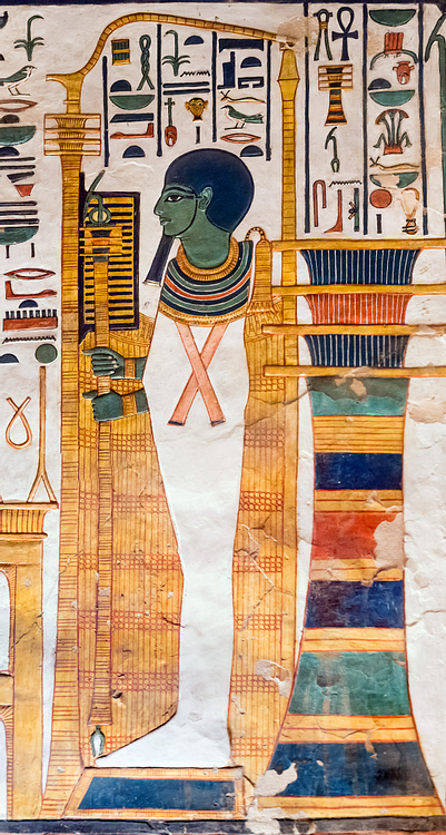 Relief of Ptah, Tomb of Nefertari