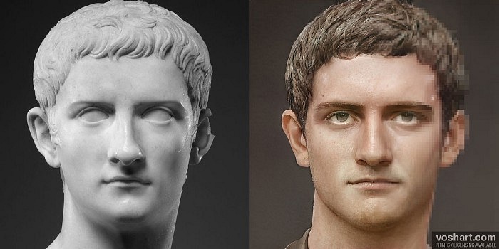 Caligula (Facial Reconstruction of Met Portrait)