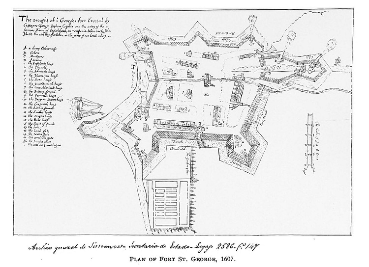 Plan of Fort St. George