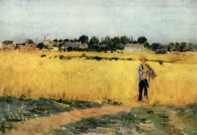Amongst the Wheat by Morisot