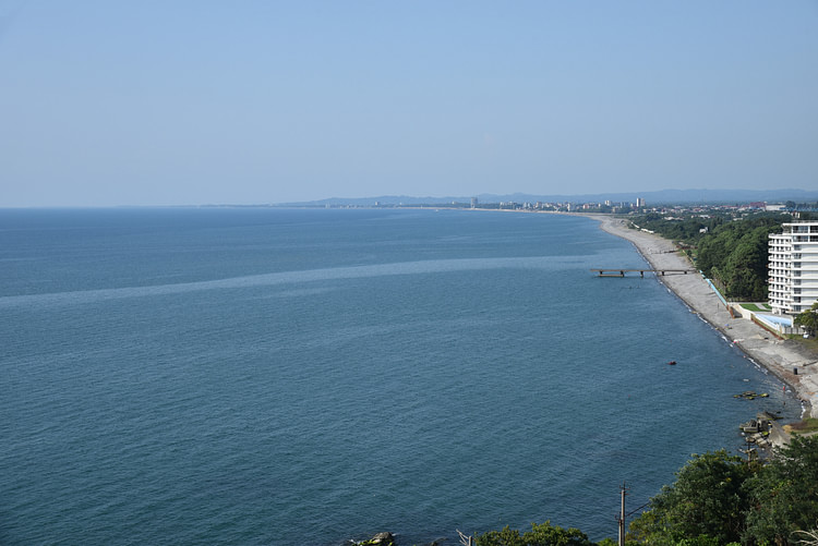 View of the Black Sea towards Phasis