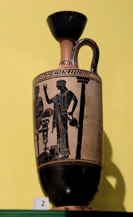 Lekythos with the Ransom of Hector Scene