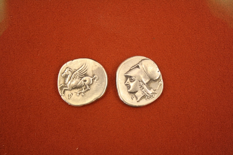 Pegasus & Athena, Corinthian Silver Stater