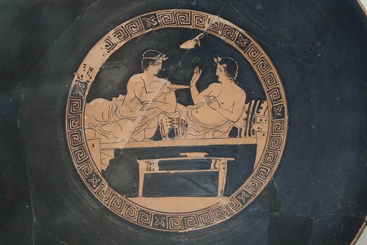 Greek Symposium Scene